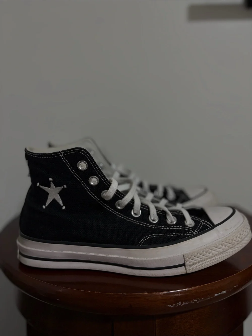 Converse x Stussy Chuck 70 High Black White Premium Hemp A01765C-001